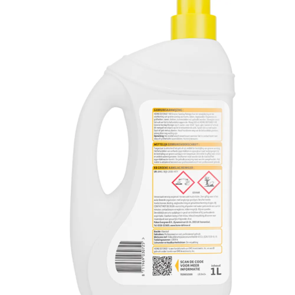 Reinigingsmiddelen<Home Defense 9x Groene Aanslag Reiniger Concentraat 100m2 1 liter