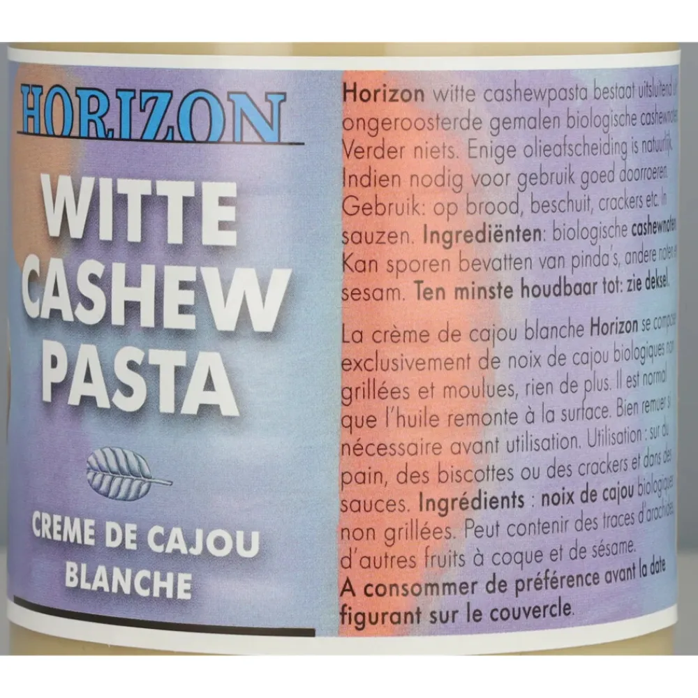 6x Cashewpasta Wit 350 gr^Horizon Hot