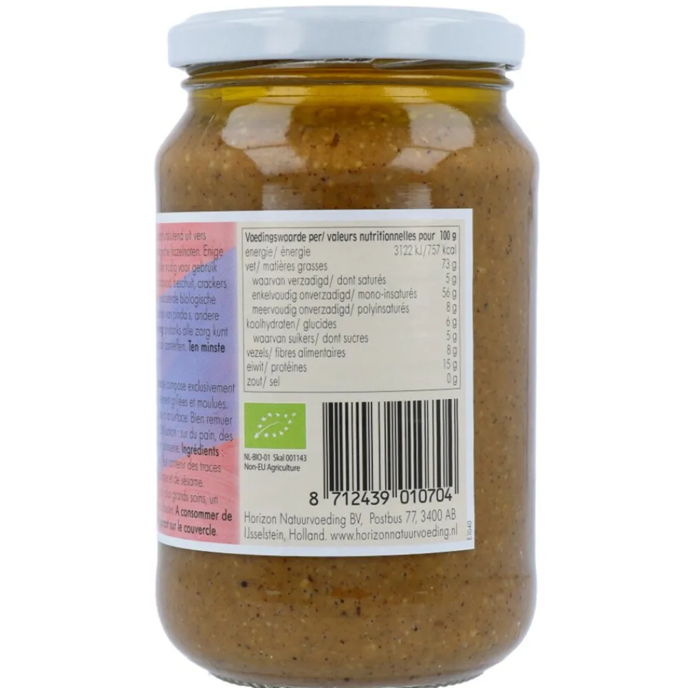 Best 6x Hazelnootpasta Bio 350 gr Beleg