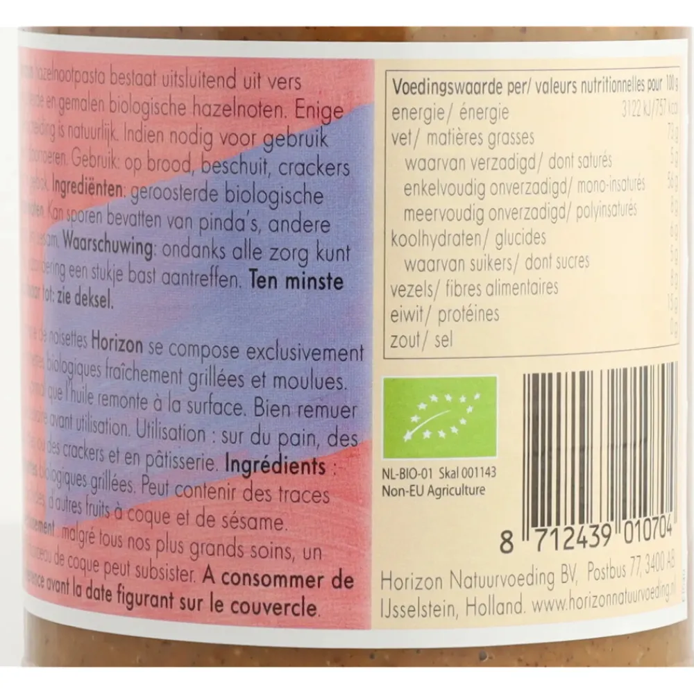 Best 6x Hazelnootpasta Bio 350 gr Beleg