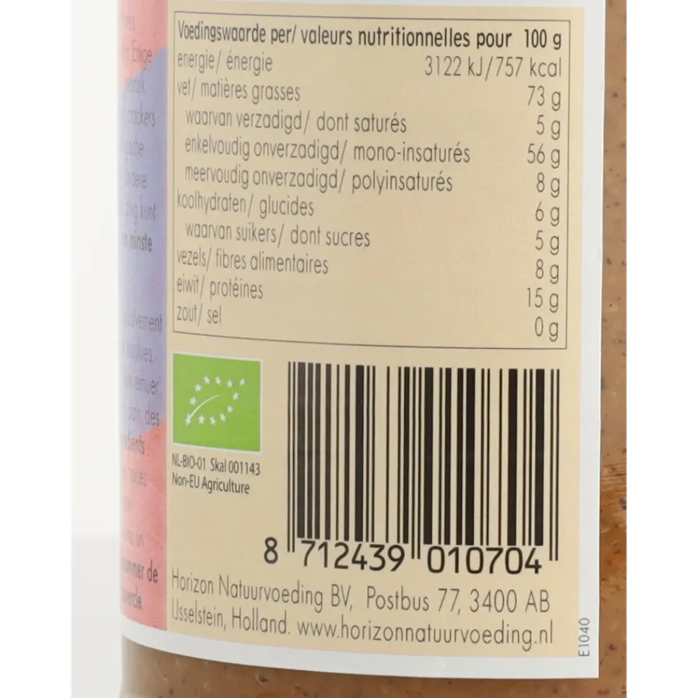 Best 6x Hazelnootpasta Bio 350 gr Beleg