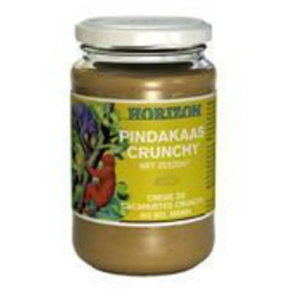 3x Pindakaas Crunchy met Zout Bio 350 gr Beleg