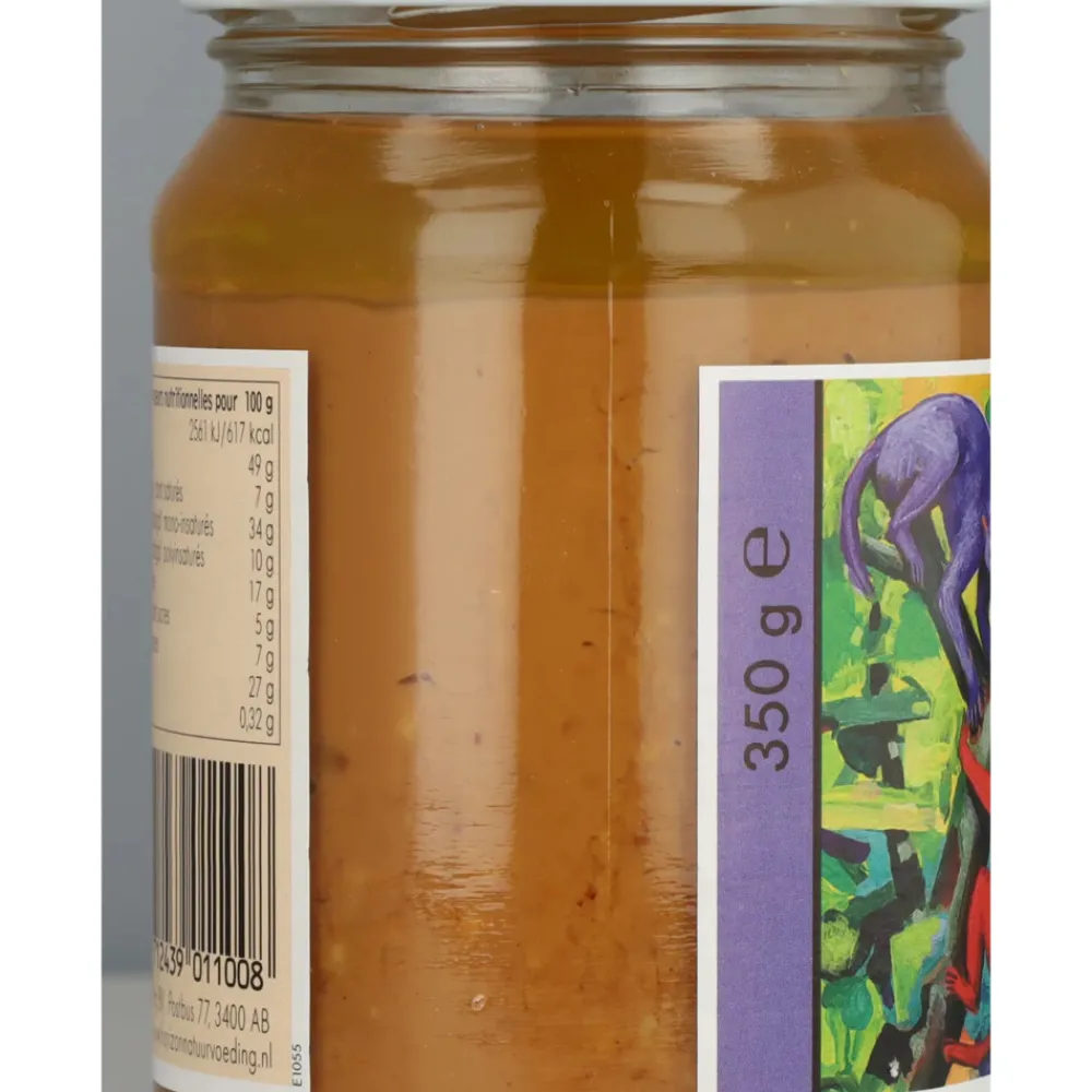 3x Pindakaas Crunchy met Zout Bio 350 gr Beleg