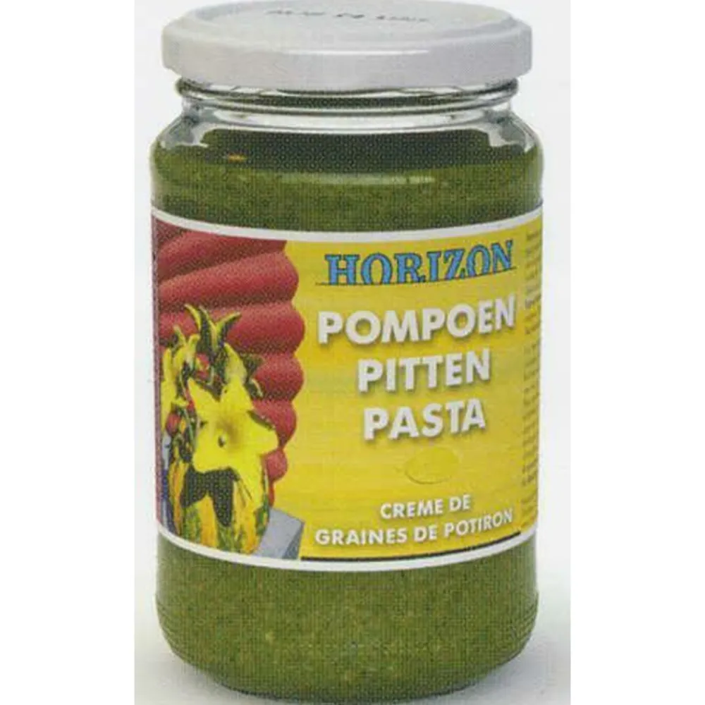 6x Pompoenpittenpasta Bio 350 gr^Horizon Outlet