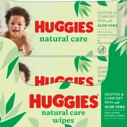 10x Billendoekjes Natural Care 10x56= 560 stuks^Huggies Sale