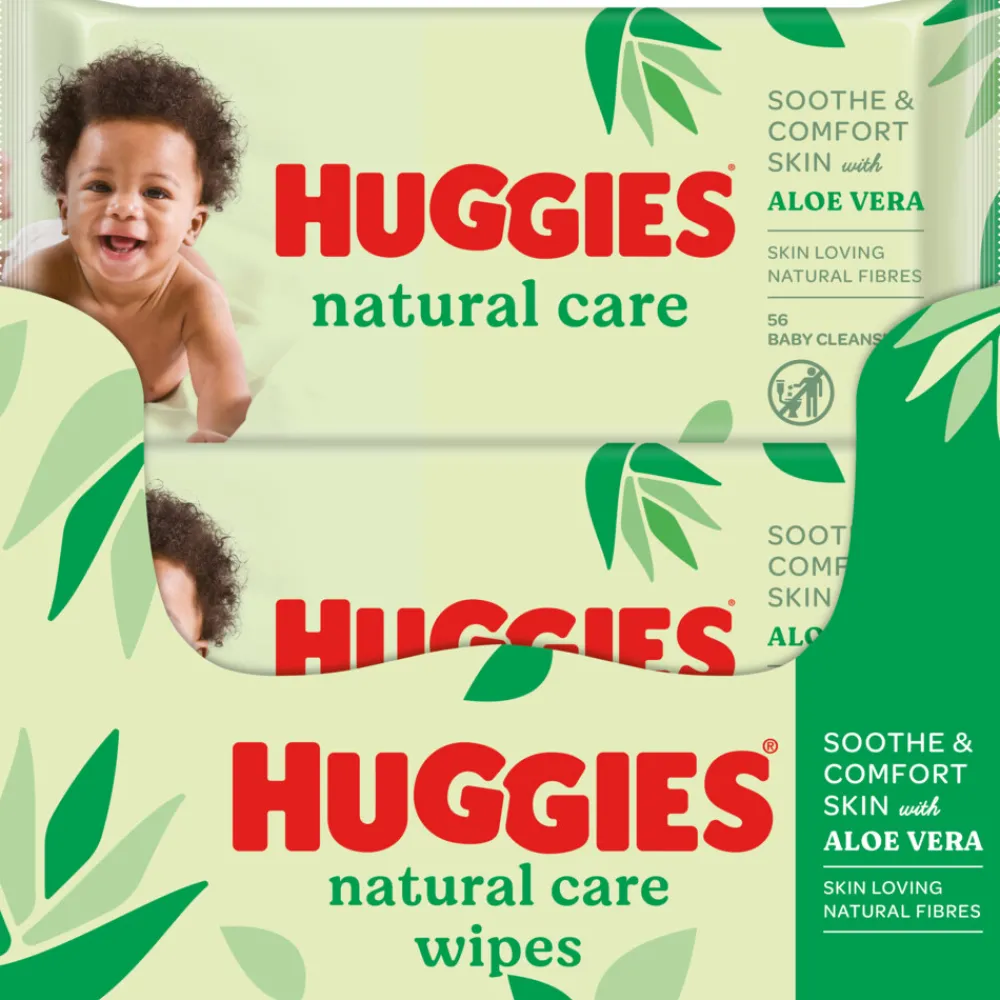 10x Billendoekjes Natural Care 10x56= 560 stuks^Huggies Sale