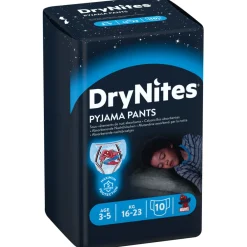 Luiers<Huggies DryNites 3x Absorberende Luierbroekjes Jongens 3-5 jaar 10 stuks