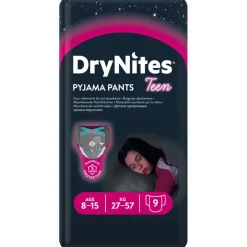 Luiers|Incontinentie<Huggies DryNites 3x Absorberende Luierbroekjes Meisjes 8-13 jaar 9 stuks