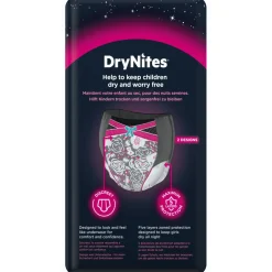 Luiers|Incontinentie<Huggies DryNites 3x Absorberende Luierbroekjes Meisjes 8-13 jaar 9 stuks