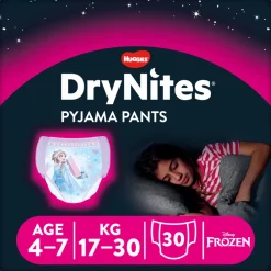 3x Absorberende Luierbroekjes Meisjes 4-7 jaar 10 stuks^Huggies DryNites Hot