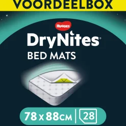 4x Bed Matrasbeschermers 7 stuks^Huggies DryNites