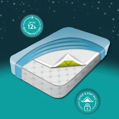 4x Bed Matrasbeschermers 7 stuks^Huggies DryNites