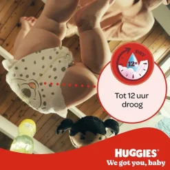 3x Little Movers Luiers Maat 4 (7 - 18 kg) 50 stuks^Huggies Hot