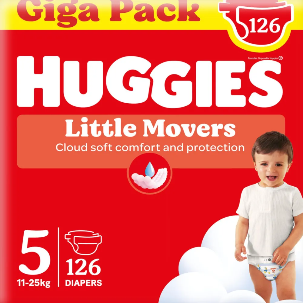 Best 3x Little Movers Luiers Maat 5 (11 - 25 kg) 42 stuks Luiers
