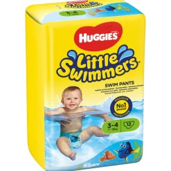 3x Little Swimmers Maat 3-4 (7-15 kg) 12 stuks^Huggies Sale