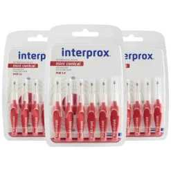 Flossen & Ragen<Interprox 3x Ragers Mini Conical Rood PHD 1.2 6 stuks