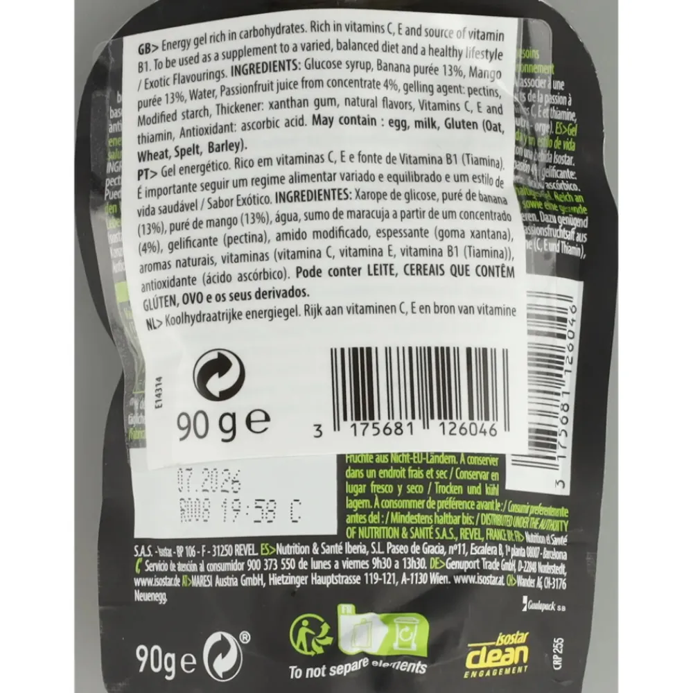 8x Actifood Exotic 90 gr^Isostar Clearance