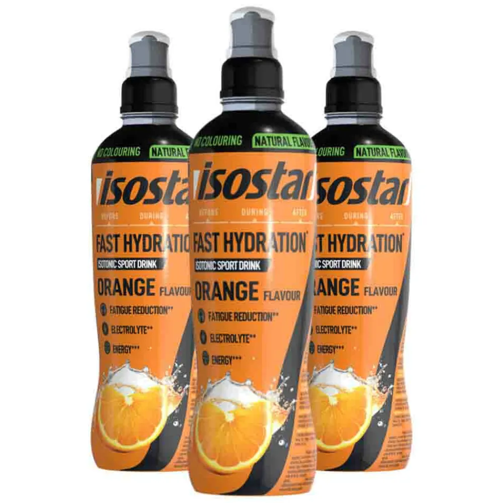 3x Fast Hydration Orange 500 ml^Isostar Clearance