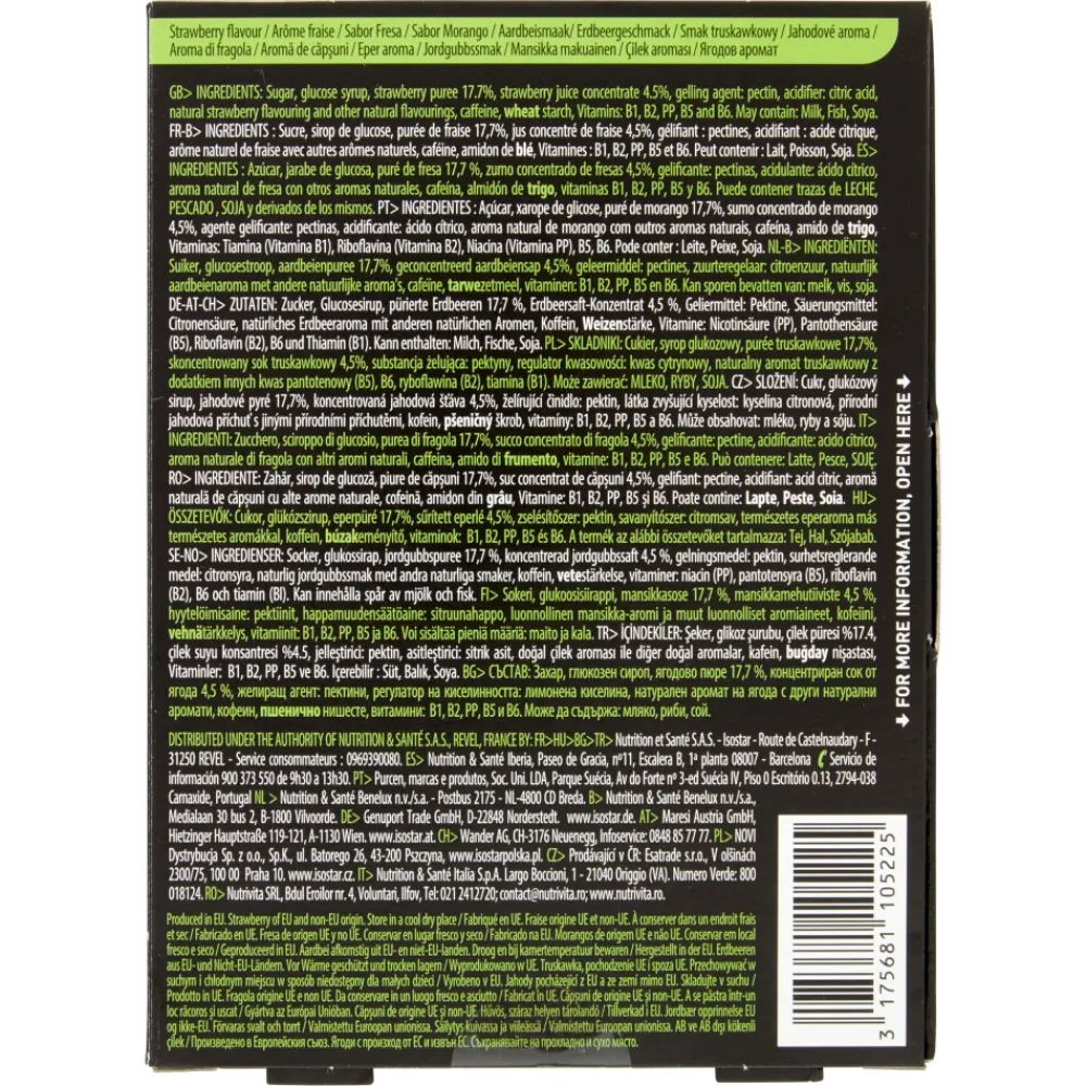 New 6x Fruit Boost Strawberry 100 gr Sportvoeding & Drank