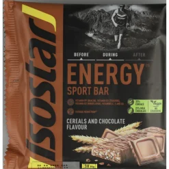 Sportvoeding & Drank|Snacks & Tussendoortjes<Isostar 3x High Energy Sportreep Chocolade 3 x 40 gr