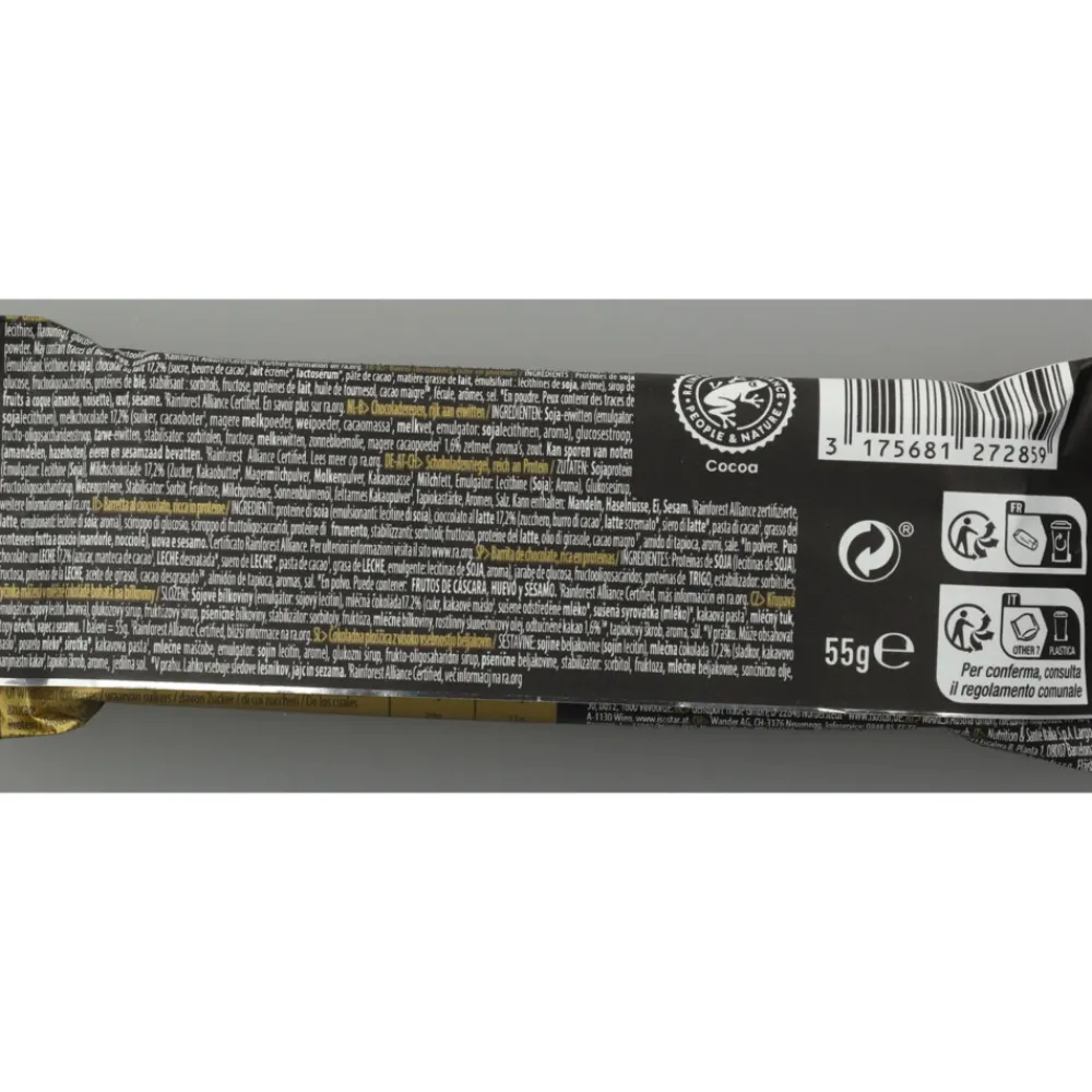 16x High Protein Sportreep Chocolate 55 gr^Isostar Outlet