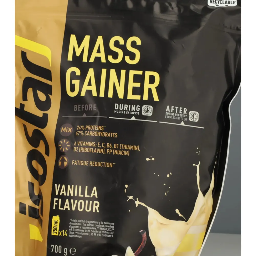 Discount 3x Mass Gainer Vanille 700 gr Sportvoeding & Drank