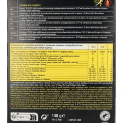 Sportvoeding & Drank|Snacks & Tussendoortjes<Isostar 6x Sportreep Pulse Hazelnoot 138 gr