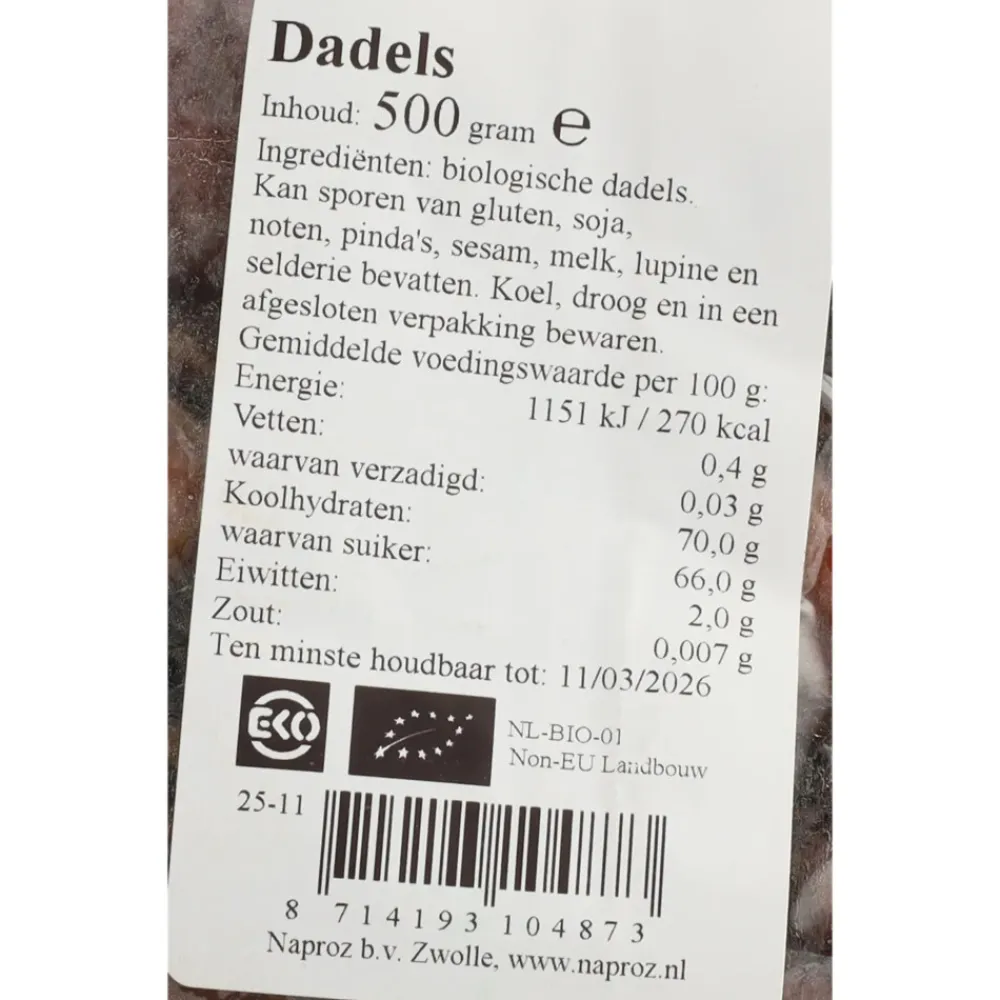 6x It's Amazing Dadels 500 gr^Its Amazing Sale