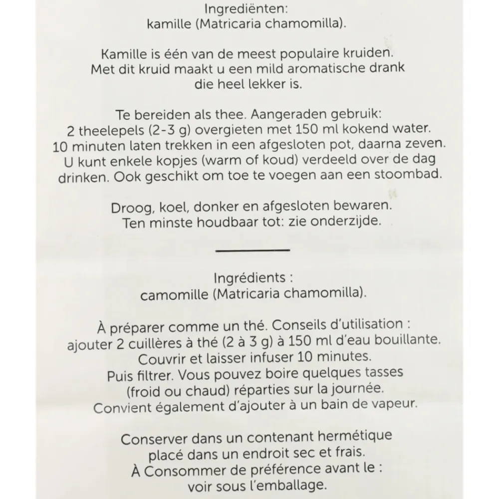 3x Kamille 50 gr^Jacob Hooy New