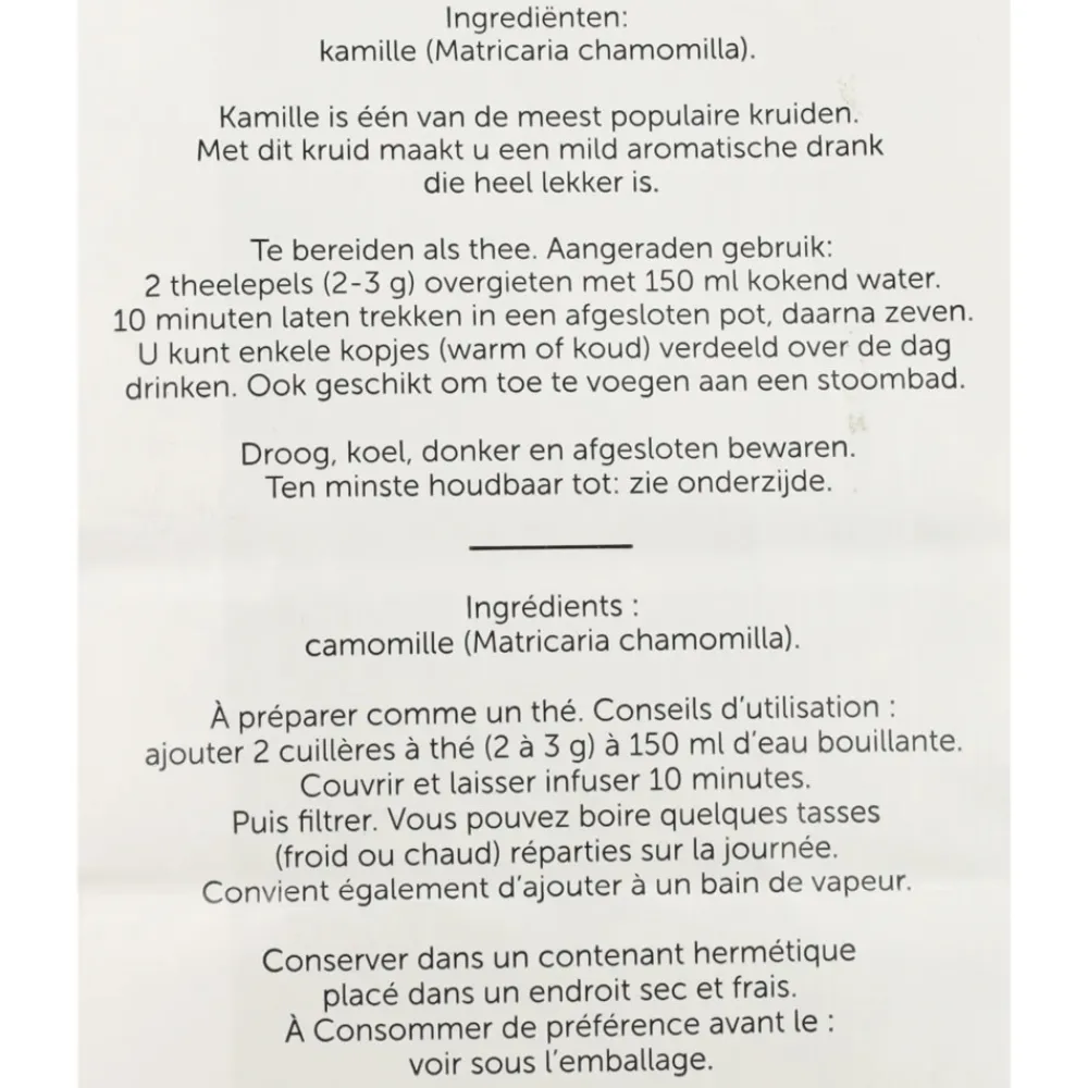 3x Kamille 50 gr^Jacob Hooy New