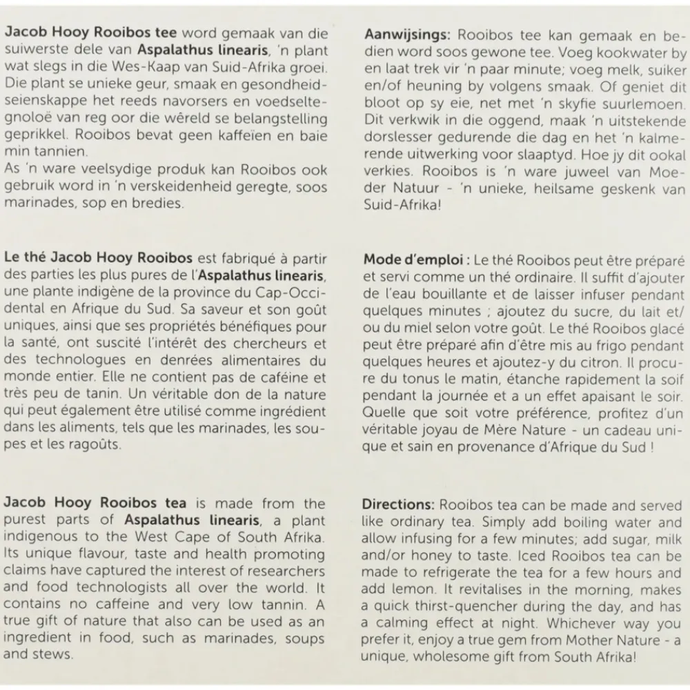 3x Rooibos Theezakjes 160 stuks^Jacob Hooy Best