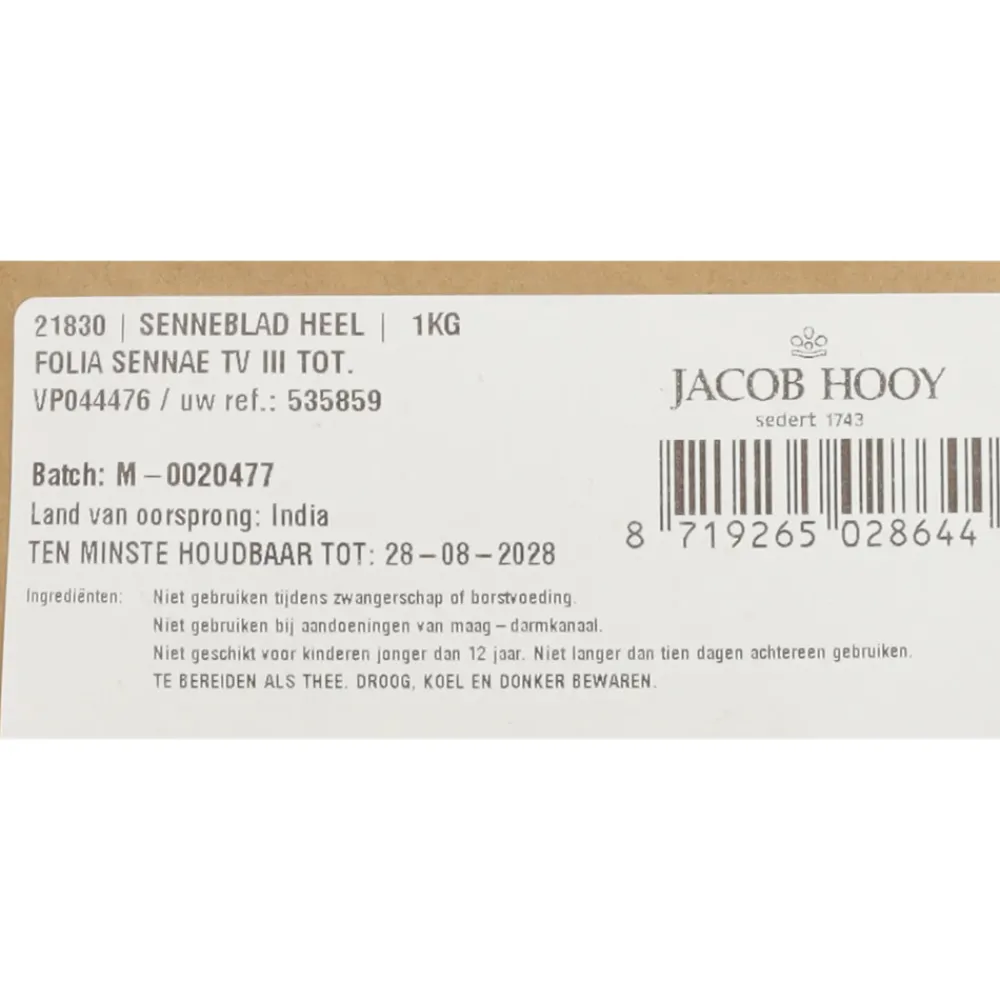 Best 3x Senneblad 1 kg Thee