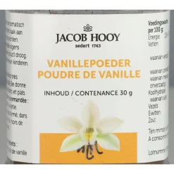 Kruiden<Jacob Hooy 3x Vanillepoeder Bourbon 30 gr