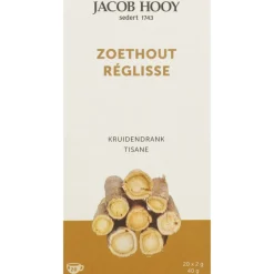 Thee<Jacob Hooy 3x Zoethout Theezakjes 20 stuks