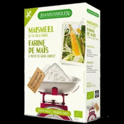 Bakken|Glutenvrij<Joannusmolen 3x Maismeel Volkoren Glutenvrij Bio 350 gr