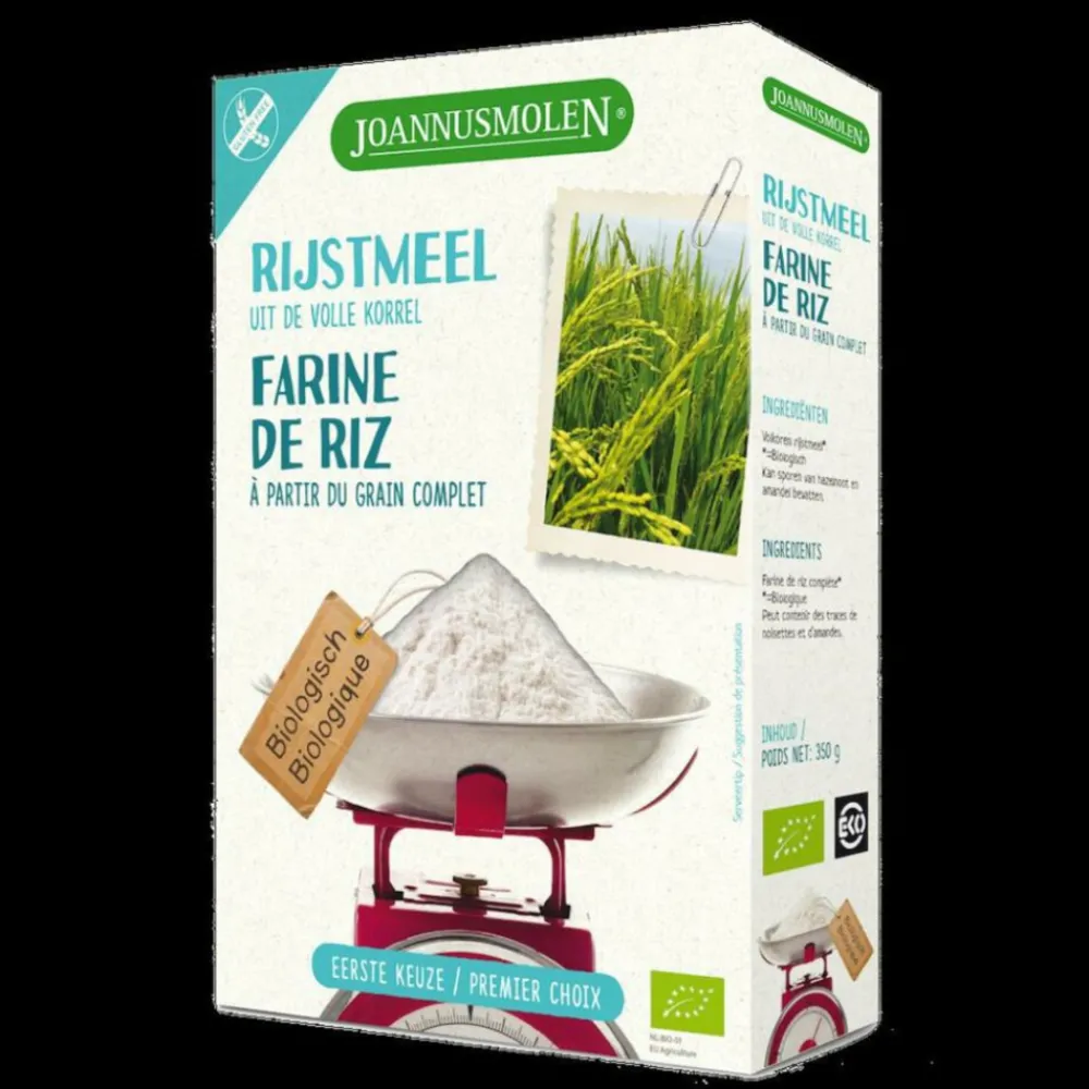 3x Rijstemeel Glutenvrij 350 gr^Joannusmolen New