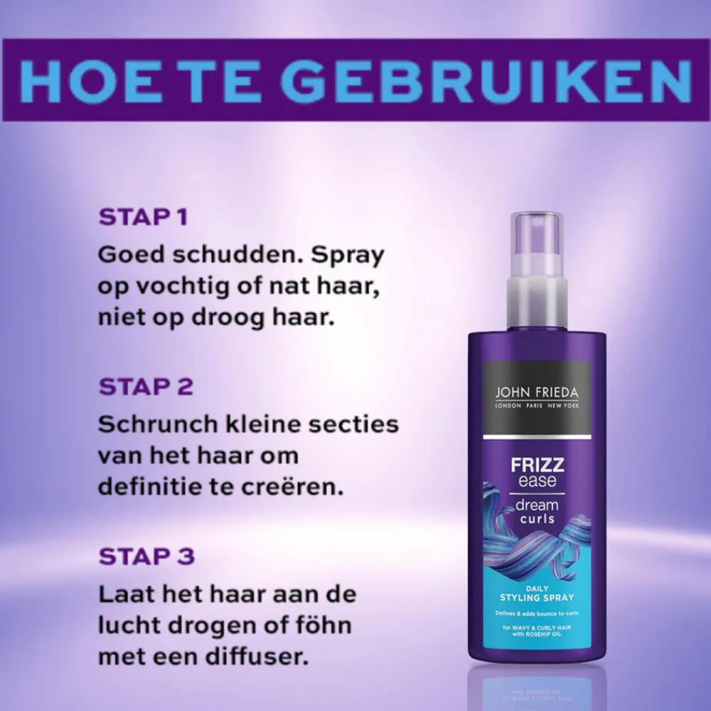 Clearance 4x Frizz Ease Dream Curls Spray 200 ml Haarverzorging