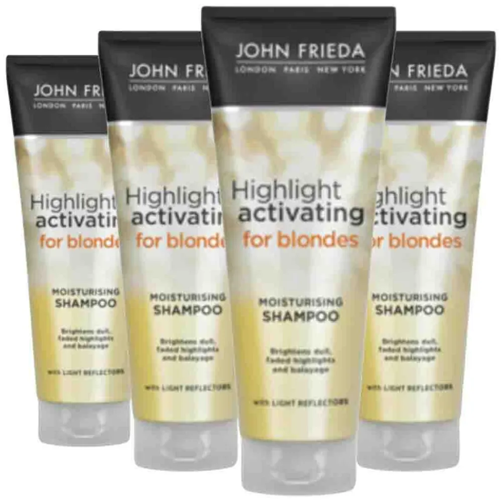 4x Sheer Blonde Highlight Activating Brightening Shampoo 250 ml^John Frieda Discount