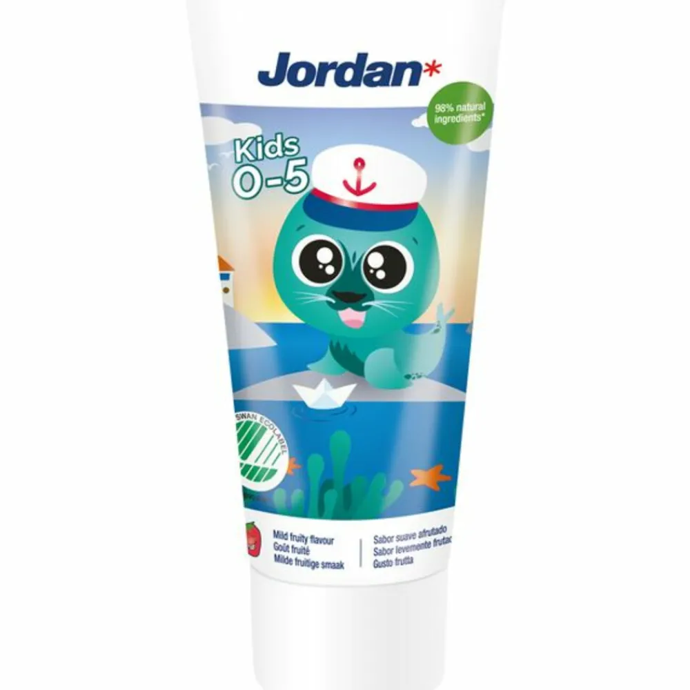 8x Tandpasta Kids 0-5 jaar 50 ml^Jordan