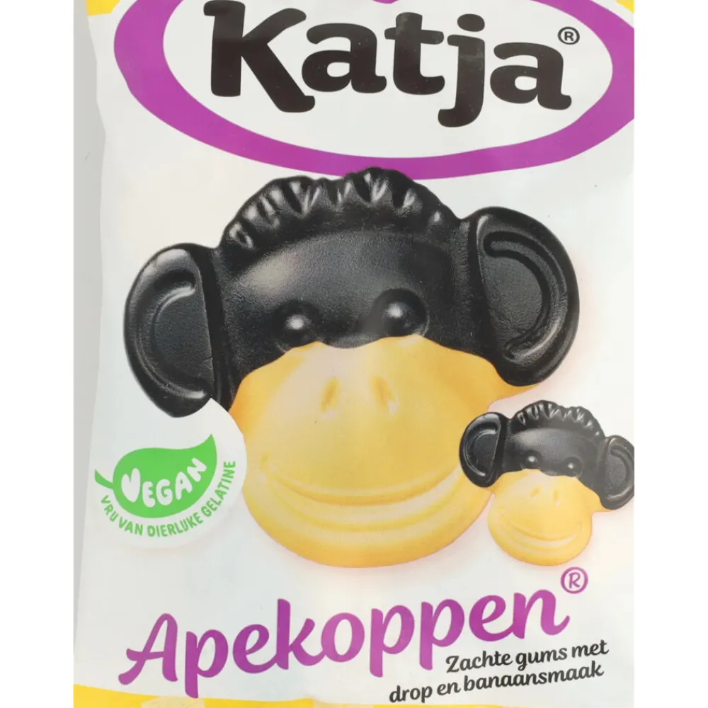 Snoep<Katja 3x Apekoppen 125 gr