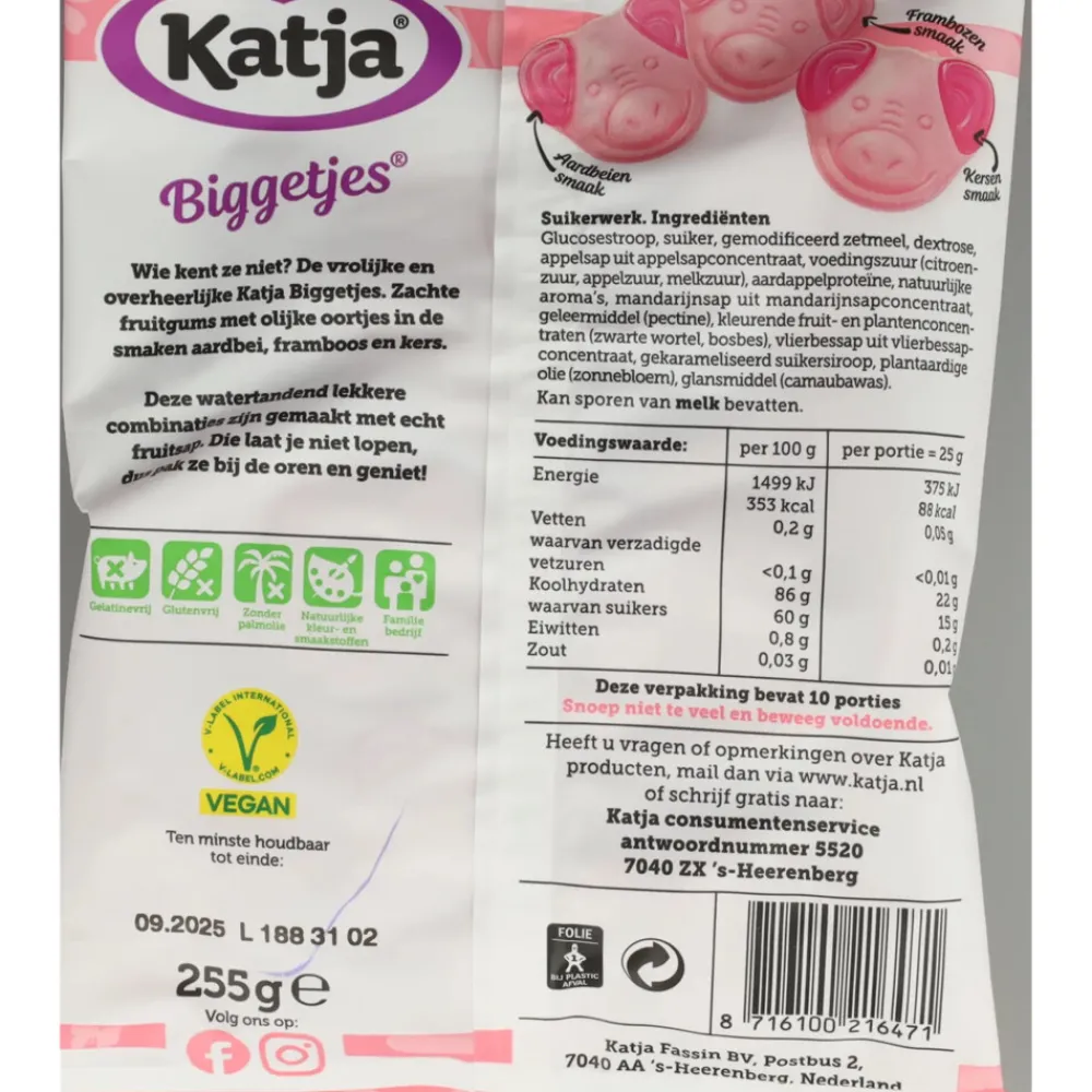 3x Biggetjes 255 gr^Katja Outlet