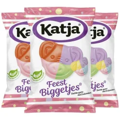 3x Feest Biggetjes 250 gr^Katja Outlet