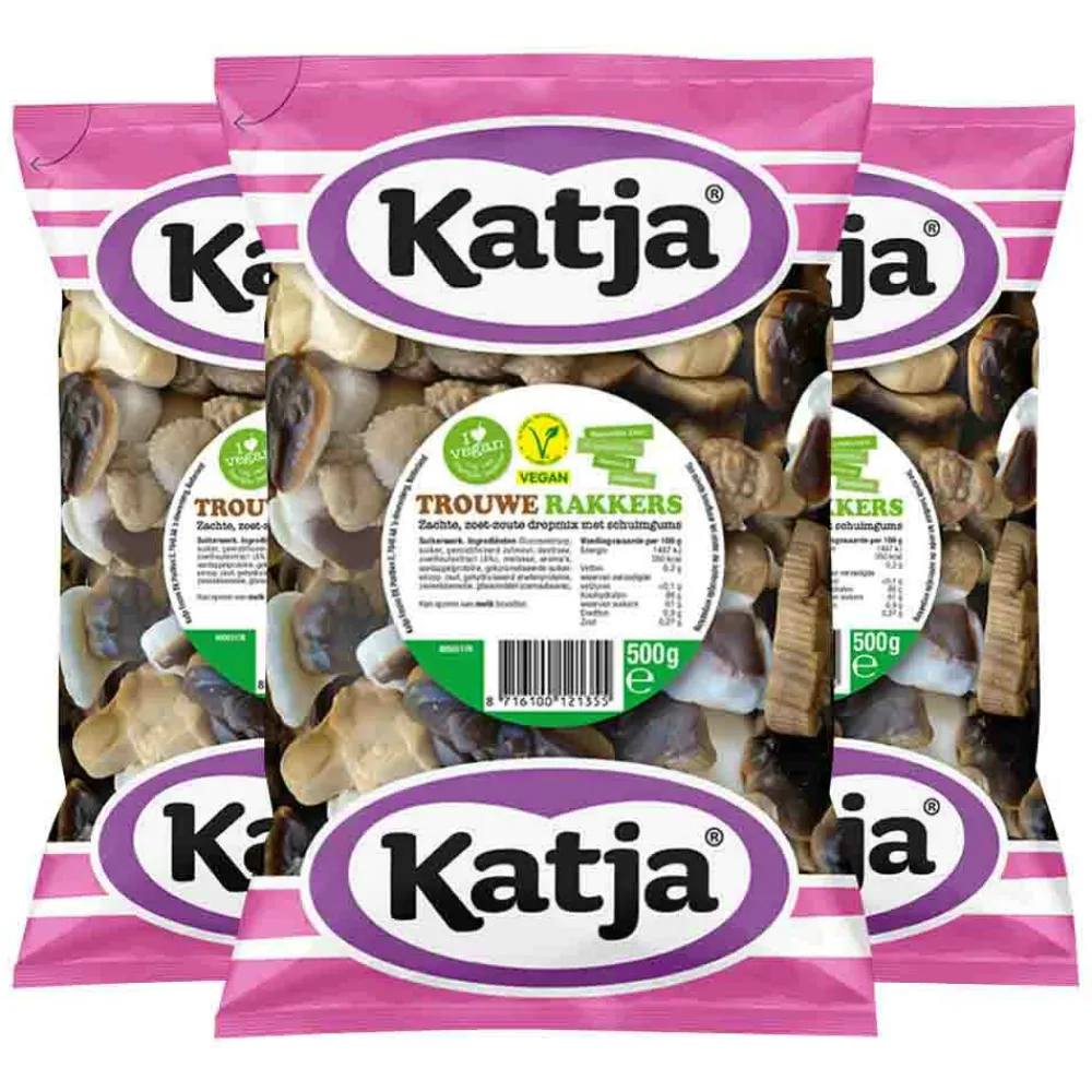 3x Trouwe Rakkers 500 gr^Katja Discount