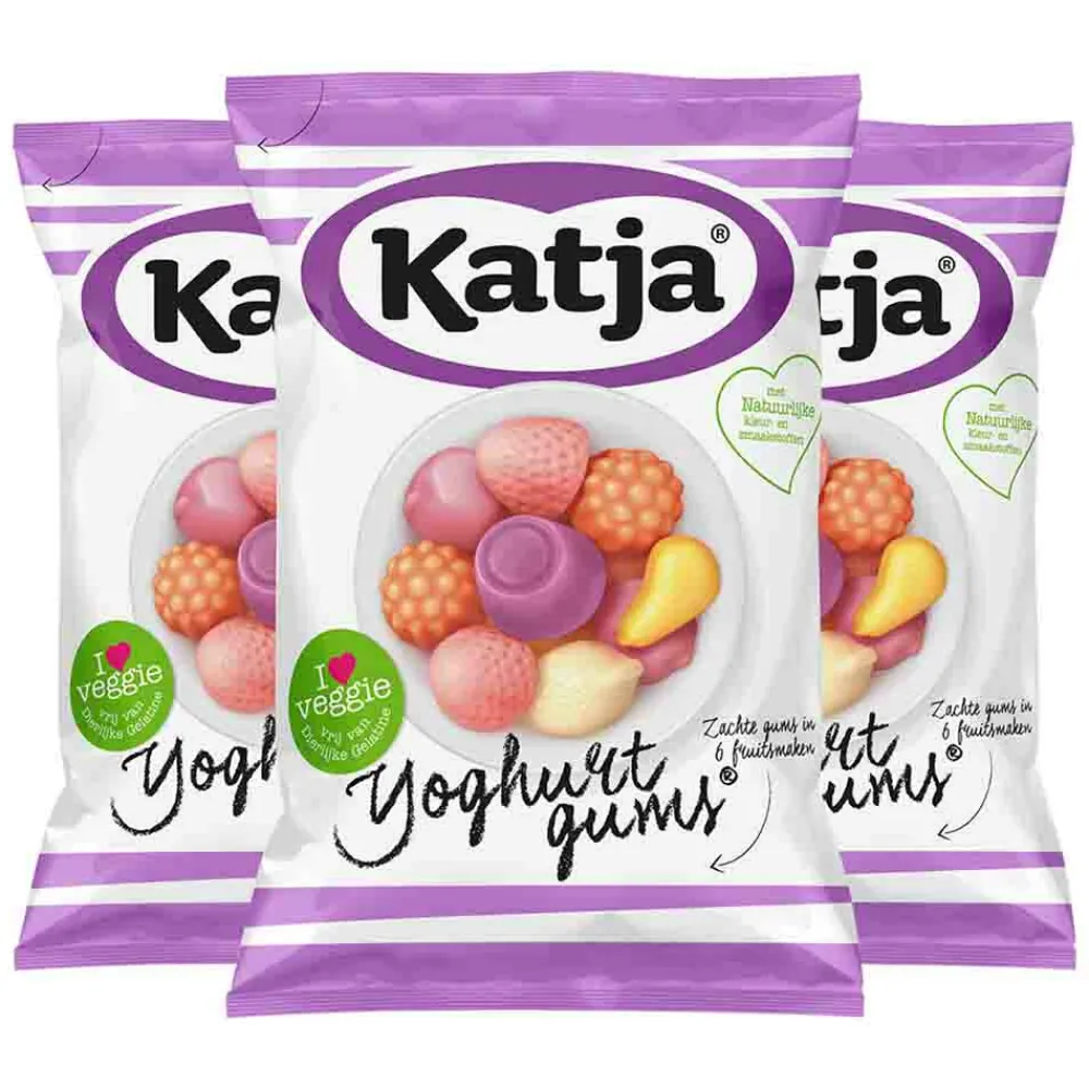 3x Yoghurtgums 65 gr^Katja Clearance