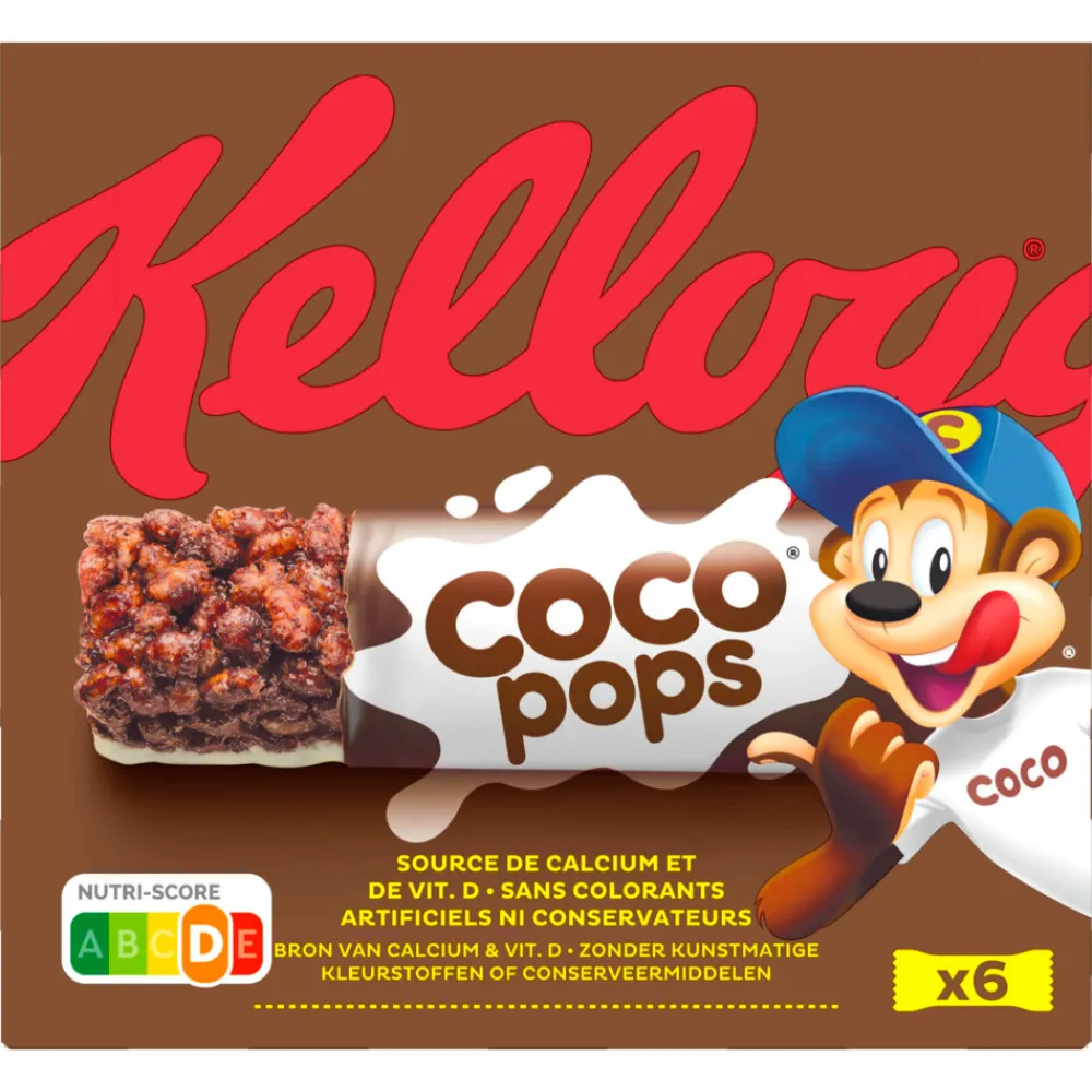 4x Kellogg's Bars Coco Pops 6 x 20 gr^Kelloggs Best