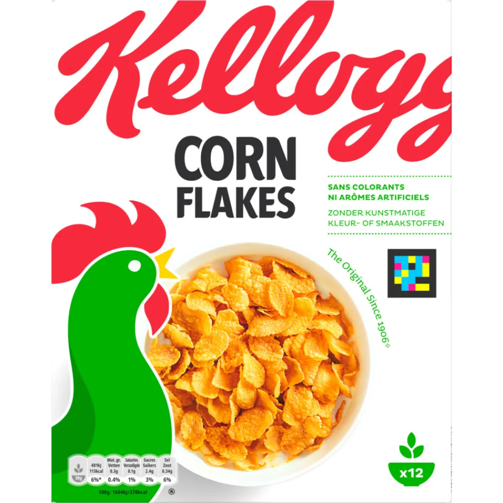 5x Kellogg's Corn Flakes Ontbijtgranen 375 gr^Kelloggs Hot