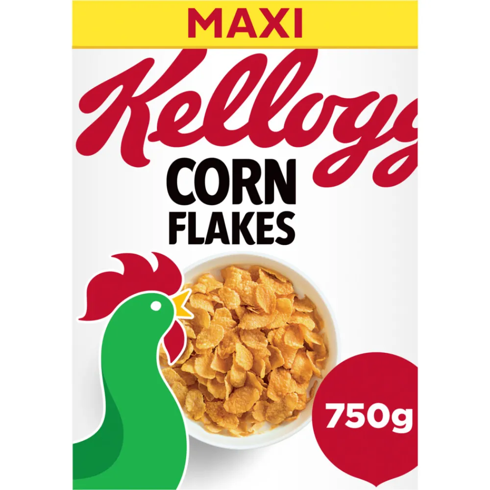Hot 4x Kellogg's Corn Flakes Ontbijtgranen 750 gr Ontbijtgranen