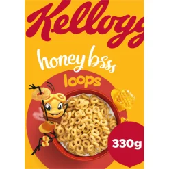 5x Kellogg's Honey Loops Ontbijtgranen 330 gr^Kelloggs Online