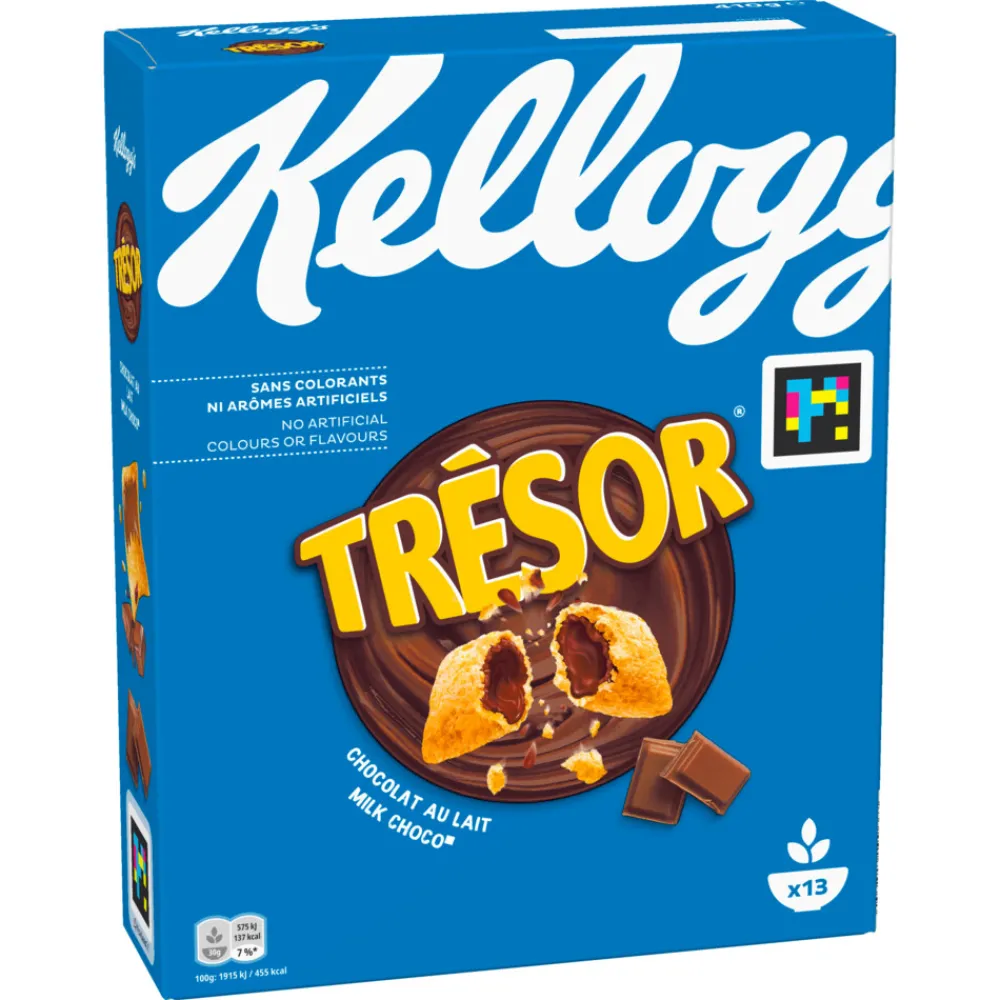 4x Kellogg's Tresor Melk Chocolade 410 gr^Kelloggs Hot