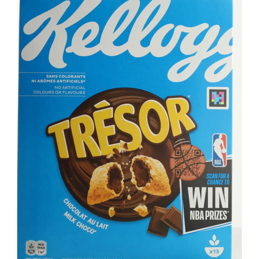 4x Kellogg's Tresor Melk Chocolade 410 gr^Kelloggs Hot